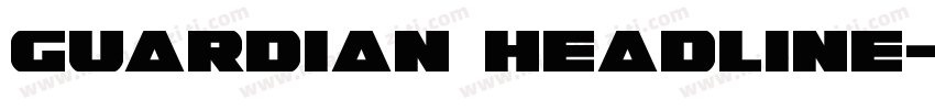 Guardian Headline字体转换